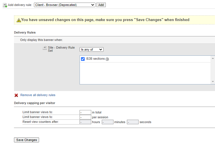 How to use Delivery Rule Sets in Revive Adserver