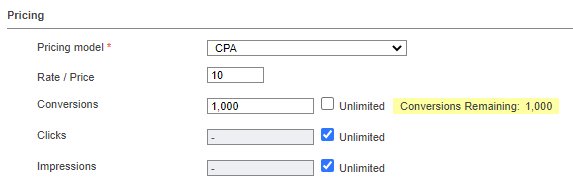 Creating a CPA campaign