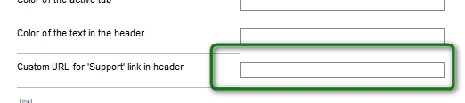 custom-url-for-support-link